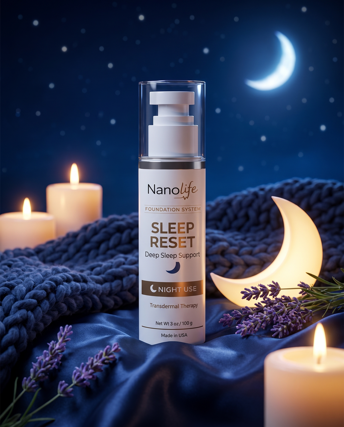 NanoLife Sleep Reset – Foundation System, 100 g