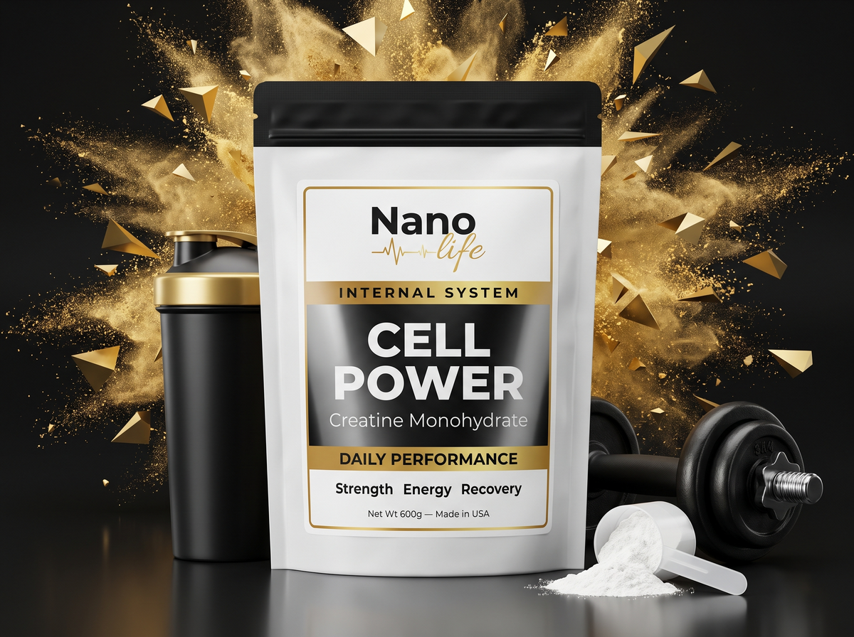 NanoLife Cell Power – Creatine Monohydrate, 600 g